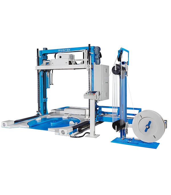 Brick strapping machine